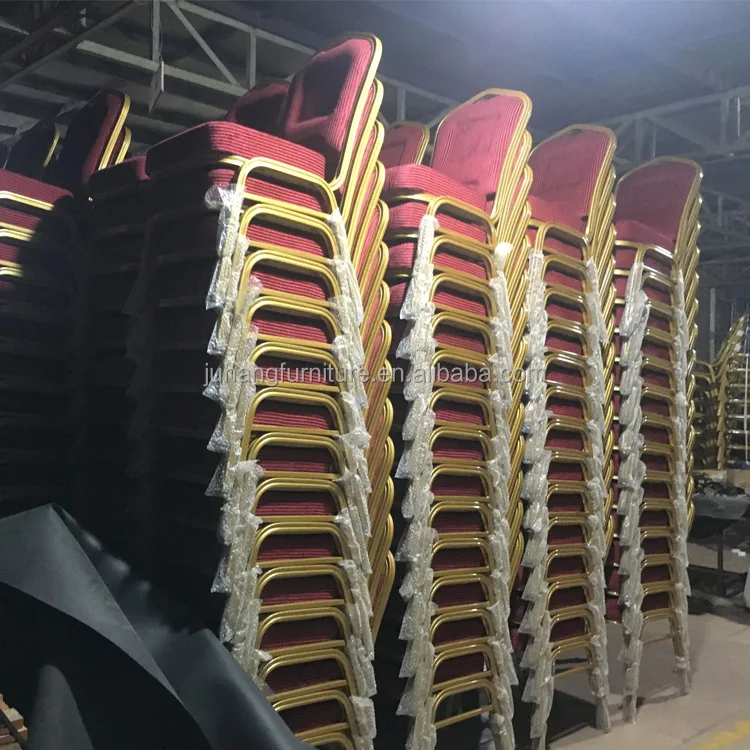 Wedding party aluminum hotel banquet hall reception chair