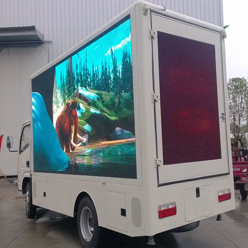 Factory Cost DONGFENG 4x2 Mobile LED Louderspeaker Led Screen Advertising Truck Flow Stage Truck Billboard Trucks Manufacturer