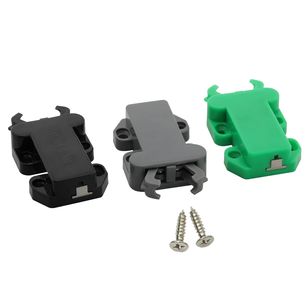 Drawer Latch Push Open System Damper Magnetic For Kitchen Plastic Cabinet Door Catch