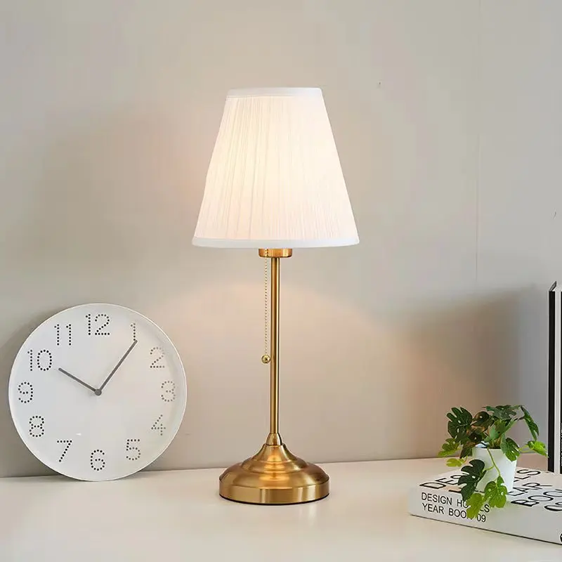 Classical Style E27 Table Lamp For Bedroom Bedside Reading Light Living Room Table Light