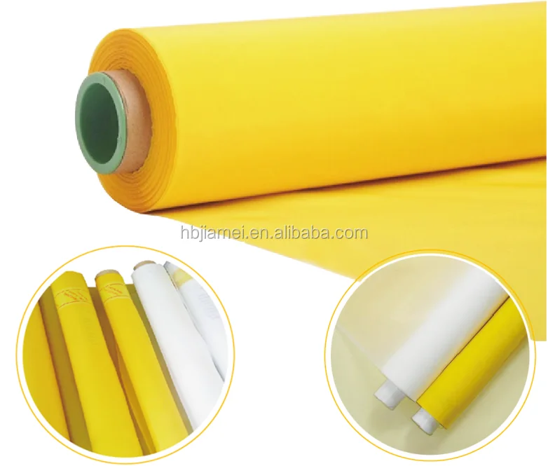 Various specifications  high tension monofilament screen printing mesh  for  silk  screen  printing