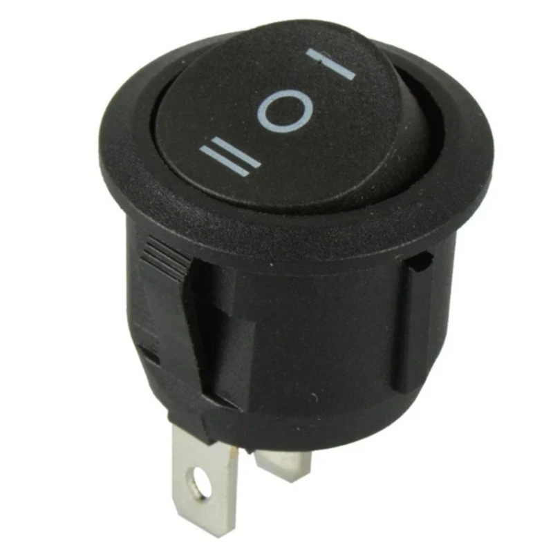 23 мм круглый черный 3-контактный 3-контактный 10A 125V 6A 250V AC SPDT встраиватель