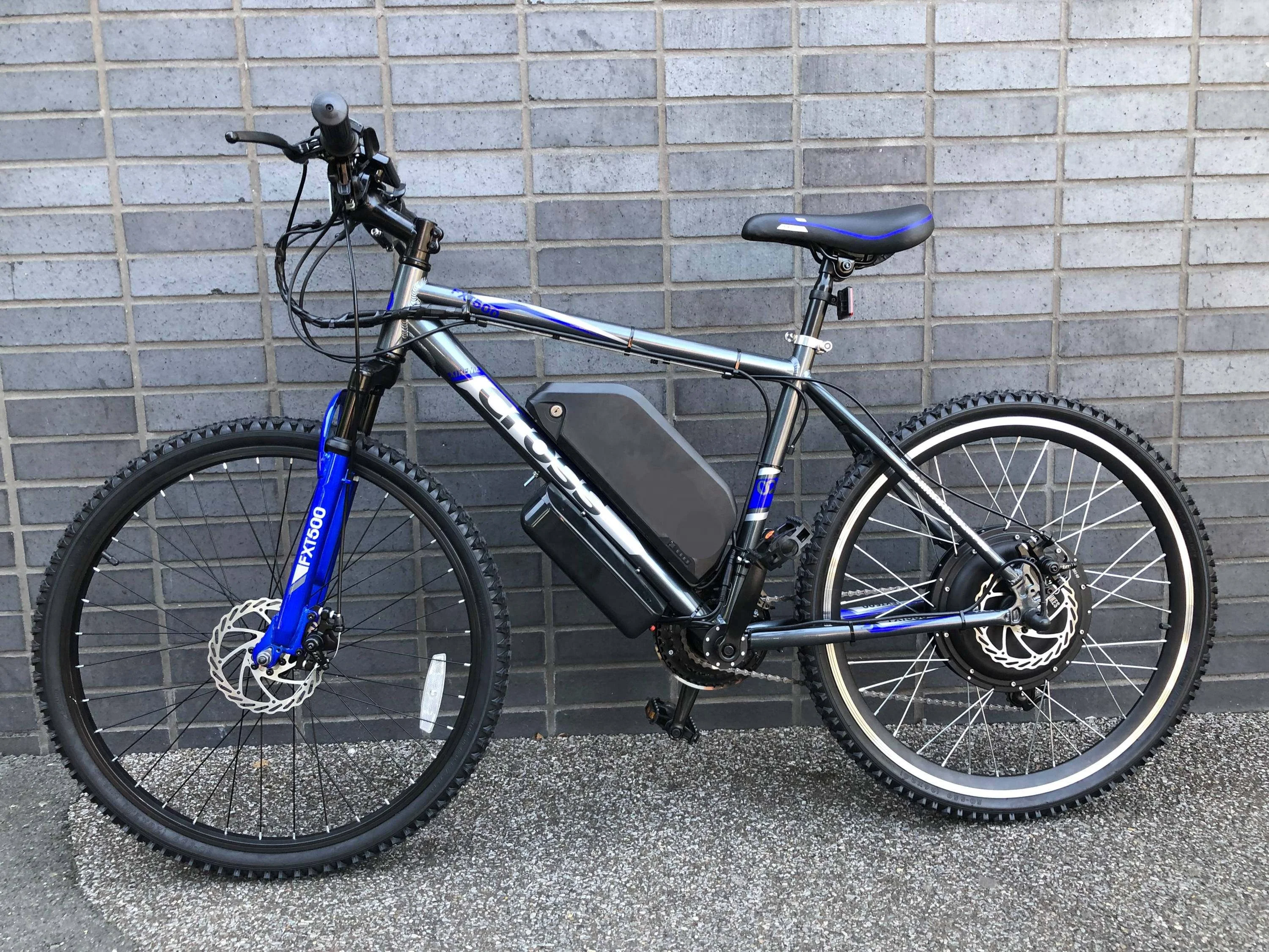 50kmh Fast Speed 26' 27.5' MTX Rim Rear Electric Bicycle Motor 1500w 2000w Ebike Conversion Kit