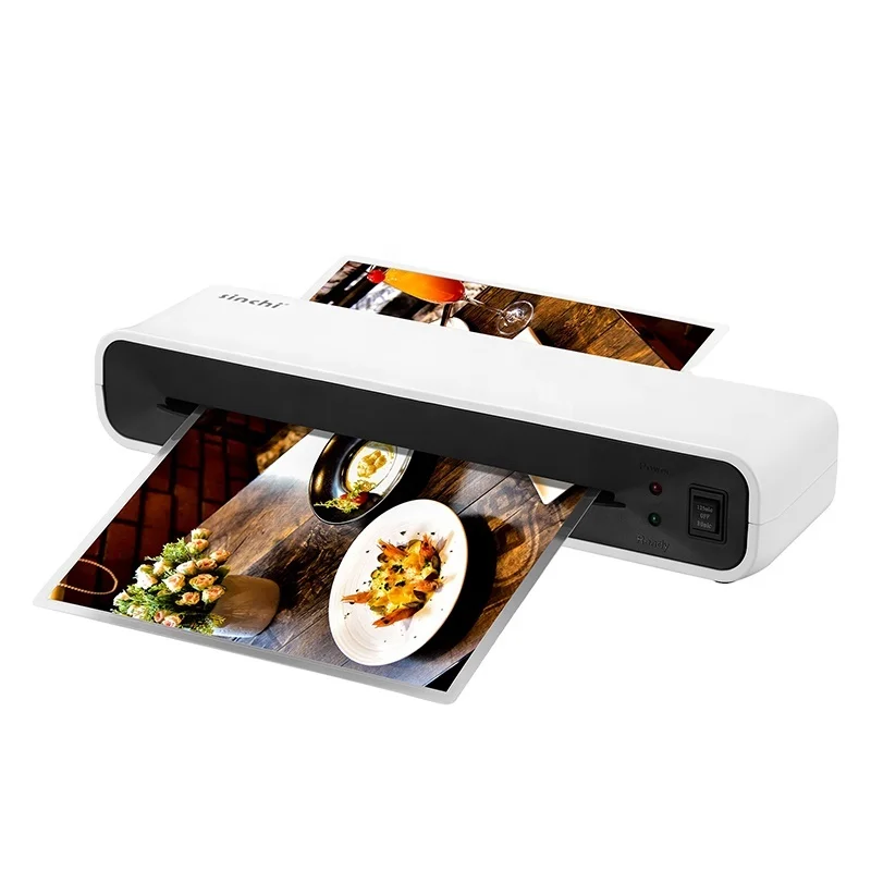 SINCHI Wholesale fast warm up home pouch laminator Entry level Factory supply 2 roller laminating machines  A4 laminator