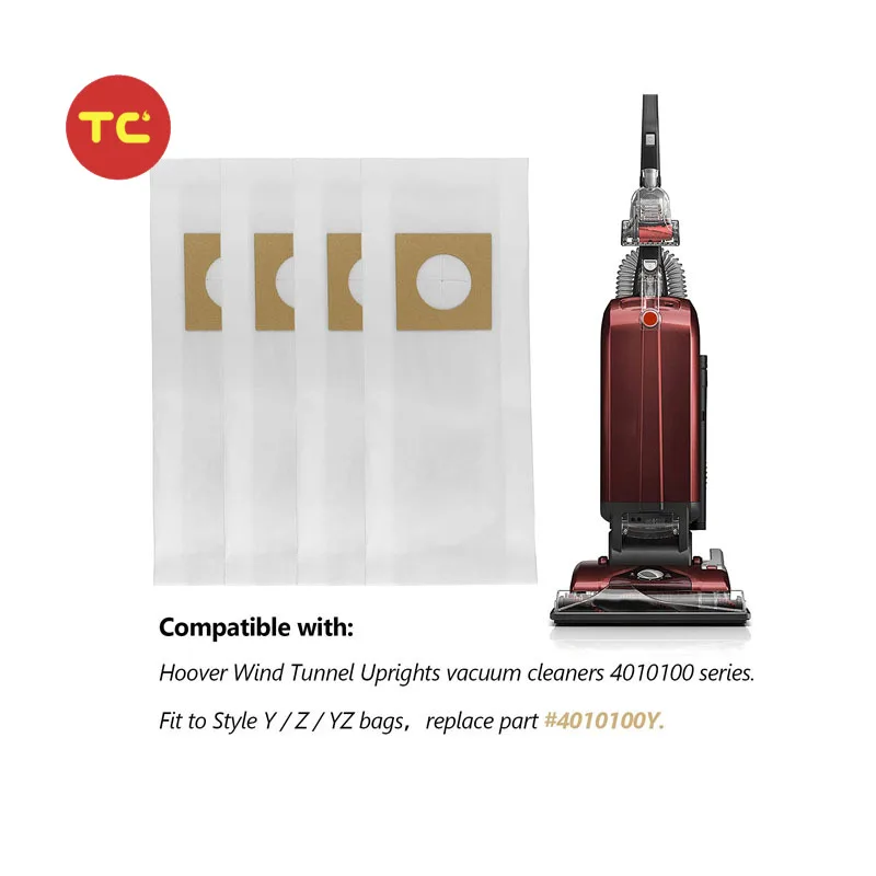 Vacuum Cleaner Bags for Hoover Windtunnel Upright Type Y Z Part 4010400Y Replacement Micro Filtration Vacuum Cleaner Dust Bags