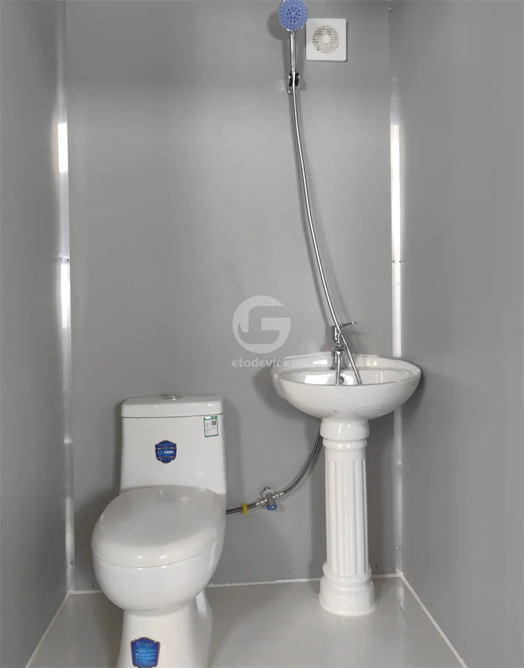 Outdoor mobile camping portable bathroom unit shower and toilet