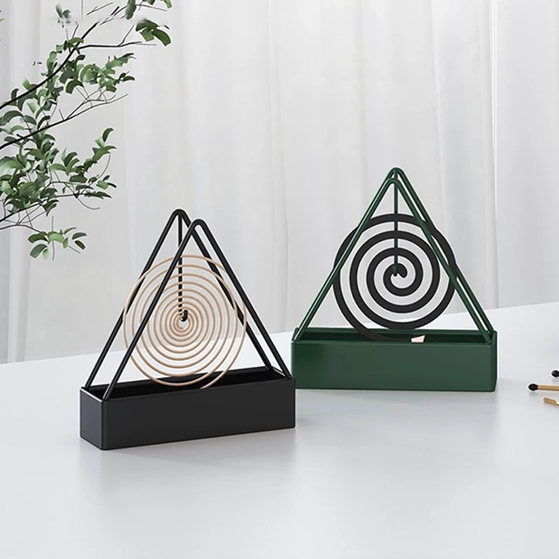 Mosquito Coil Holder,Incense Holder Iron Mosquito Coil & Incense Burner Metal Frame for Home Outdoor Patio