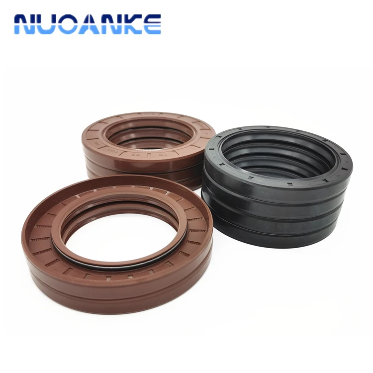 Free Sample China Manufacture Custom & Standard TC OilSeal Skeleton Rotary Shaft TC Oil Seal FKM NBR Oil Seal Rubber