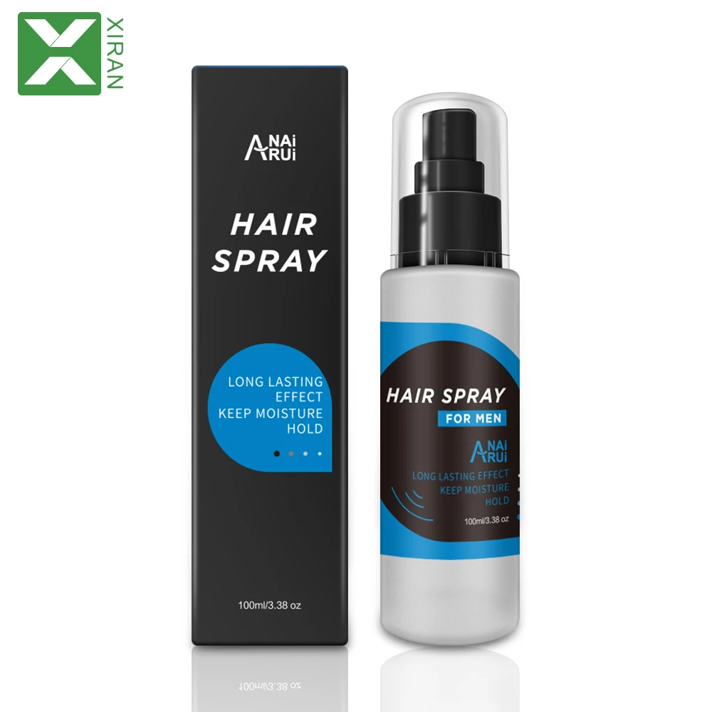 Professional Strong Ultra Hold Factory Color Shine Styling Hair Removal Spray for Men