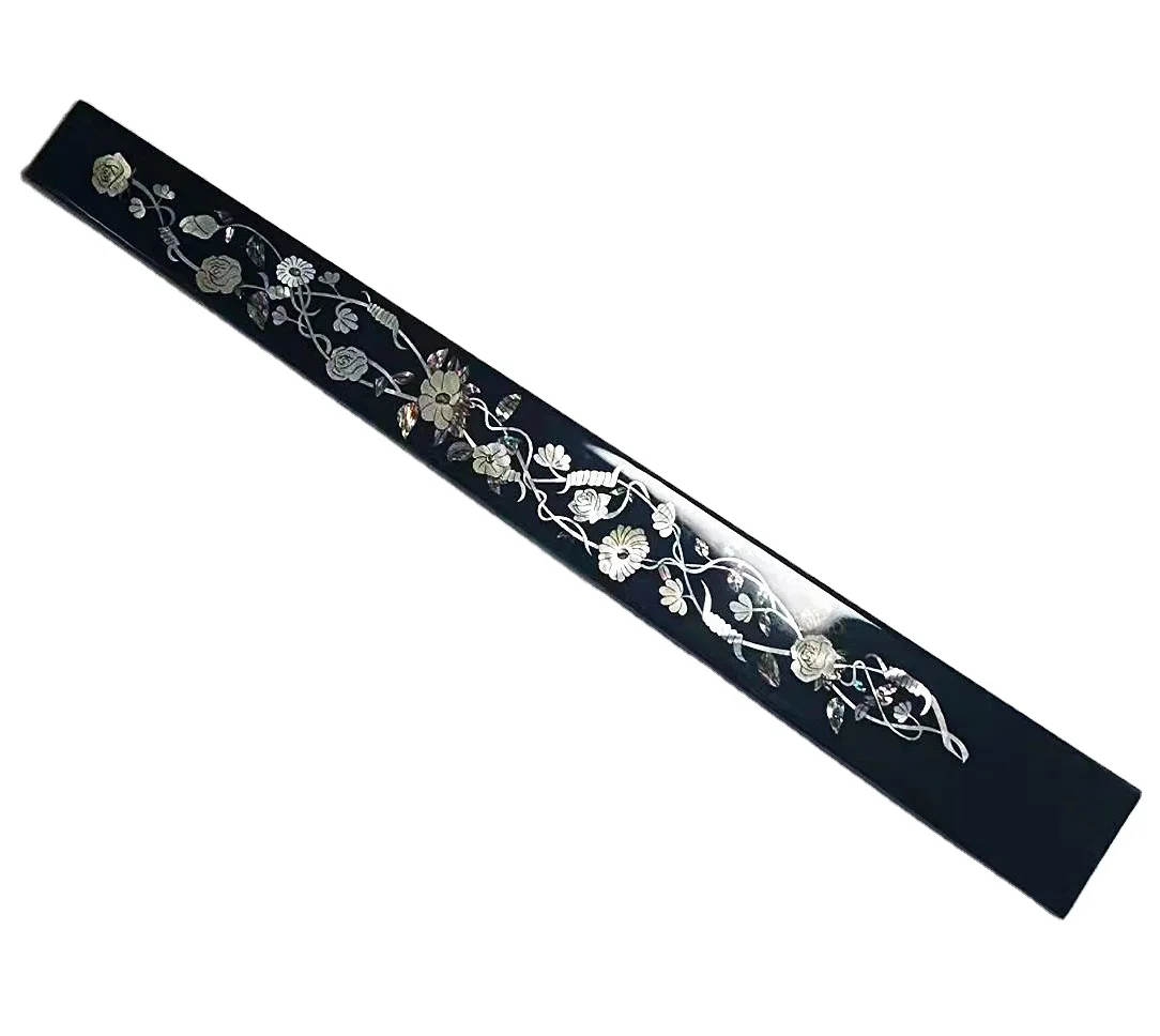 various natural wood Shell wood acrylic inlay Source Musical accessories ebony Guitar Fingerboard & Position mark manufacturer