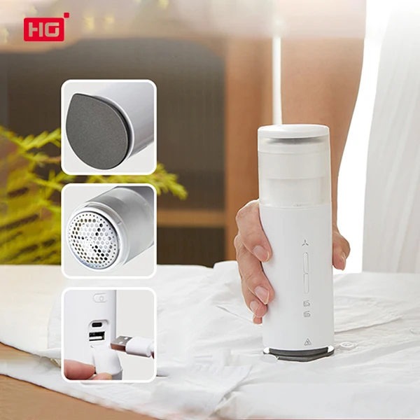 HG IF Design Award 2021 3 in 1 Multifunctional Garment Care USB Rechargeable Portable Clothes Steamer Lint Remover Power