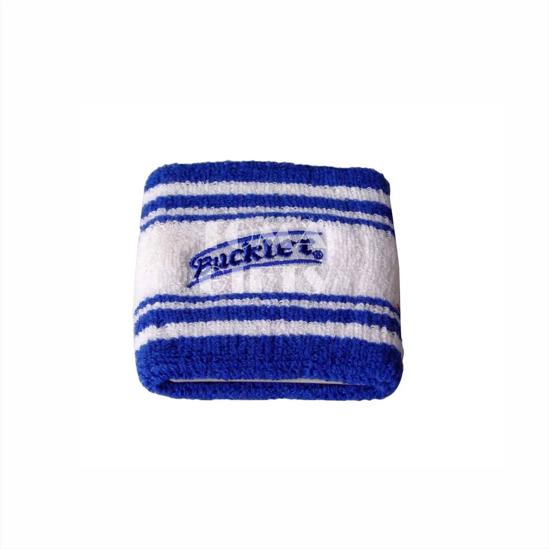 Factory Custom Logo Rainbow Football Basketball Sports Gym Embroidery Terry Towel Cotton Elastic Sweatband Headband Wristband