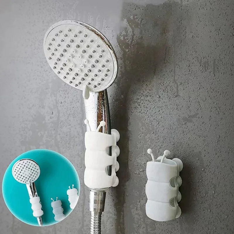 OEM&ODM Adjustable Adhesive Shower Head Holder with Suction Cup Wall Mounted Bracket