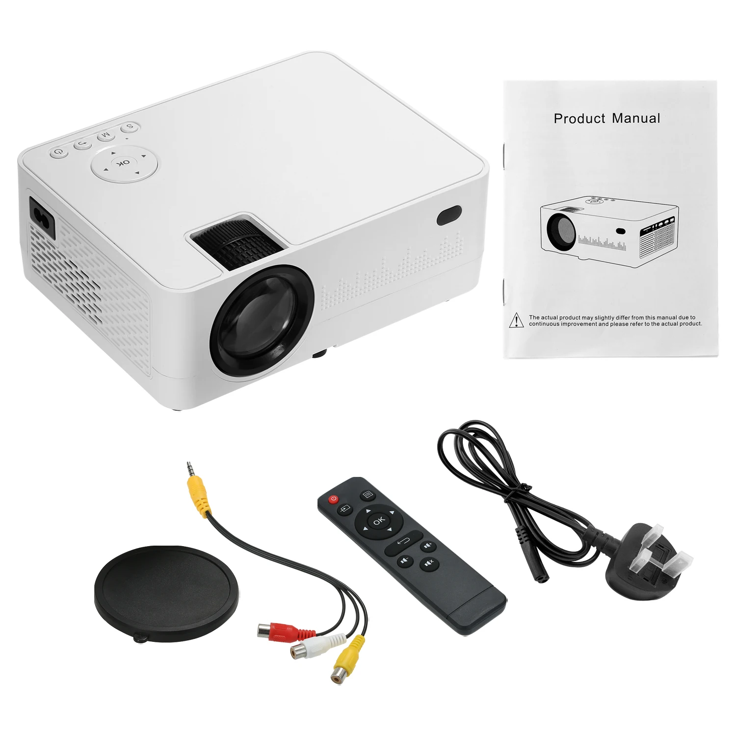 Portable Home Theater LED Projector  BP-M480 Android 1080P Supported 6500 Lux Home Video Movie Projector