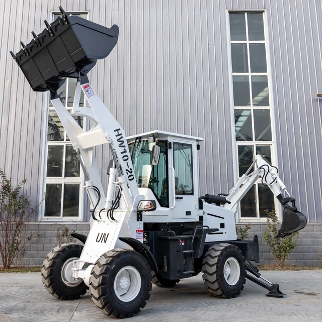 New Diesel CE Epa Engine Large Mini Retroexcavadora Farm Tractor Backhoe Excavator Loader 4x4 Backhoe