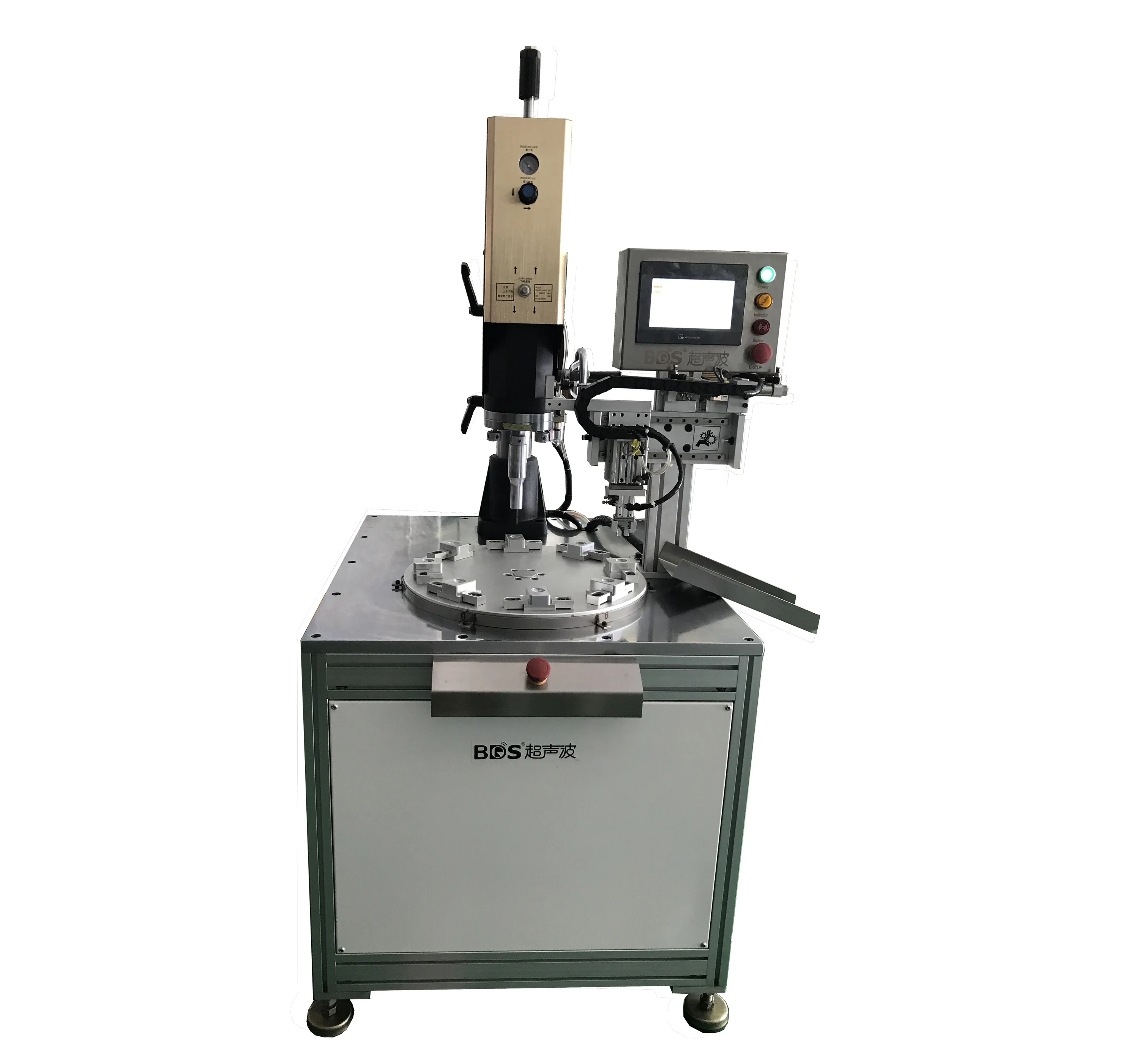 Rotary  Ultrasonic plastic welder for syringe filter making machine