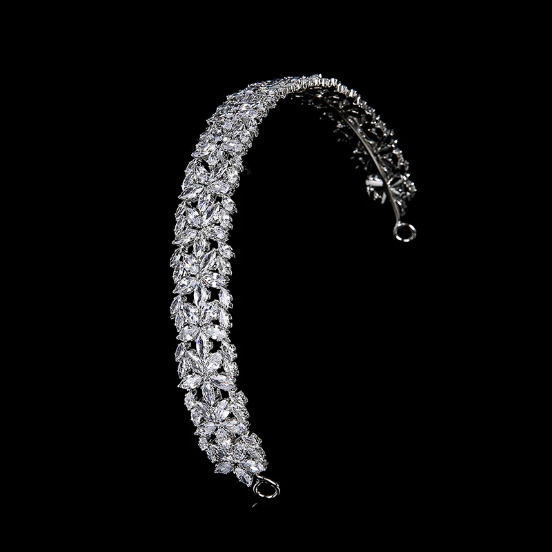 Bridal Wedding Tiara Classic New Fashionable Head Band Bridal Hair Accessories Anniversary Wedding Women BC5798 Corona Princesa