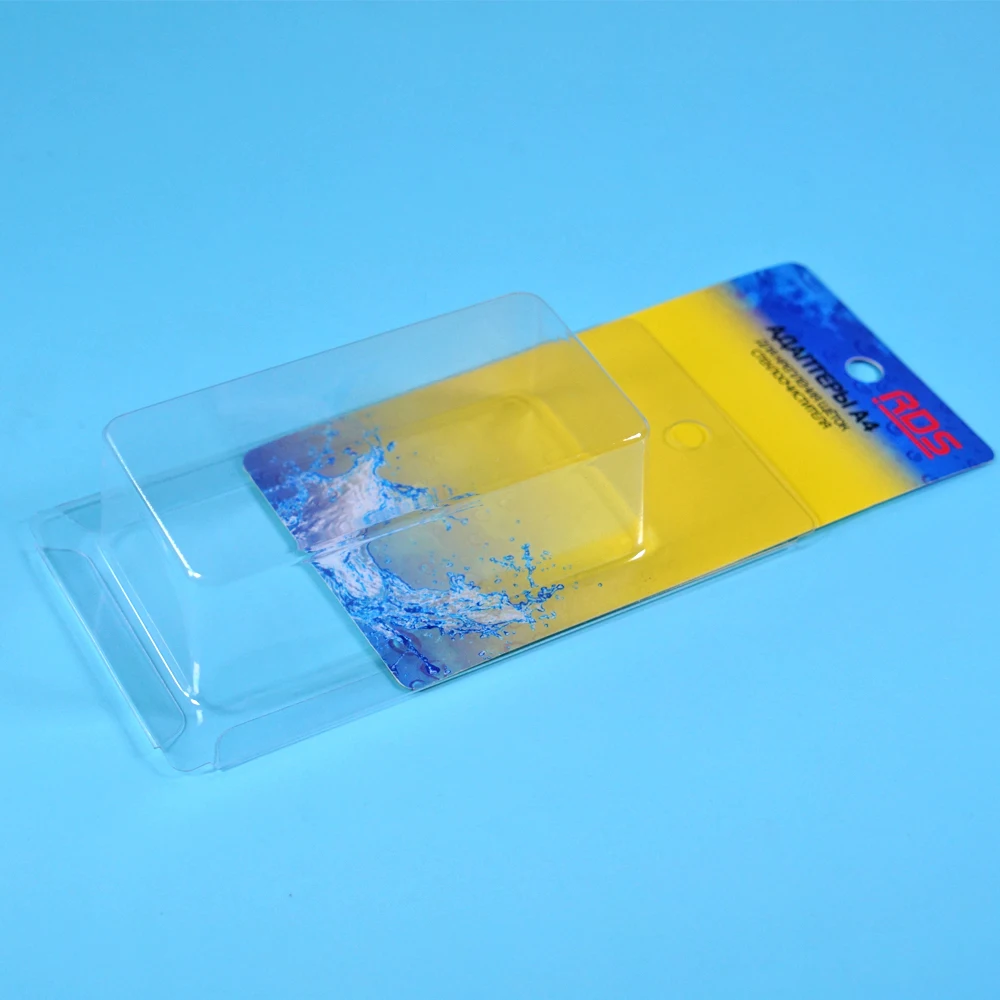Clear PET Plastic Blister Packaging Sliding Blister Packs Plastic Plastic Clamshell Sliding Blister Card Packaging