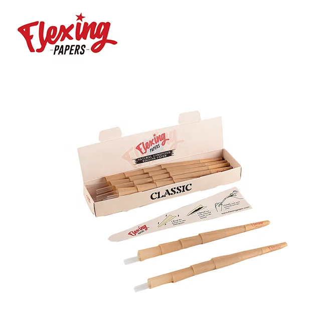 
Best selling king size raw pre rolled cones rolling papers in 32 cones per pack 
