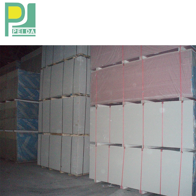 Fire Resistant Gypsum Board Standard Size Plasterboard Factory Price China Gypsum Board