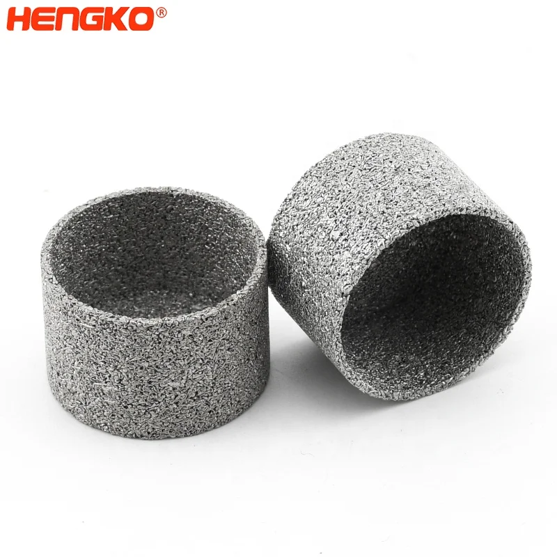 Custom Porous Micron 316 316L Stainless Steel Filter Cup Sintered Metal Filters for Precision Pressure Controls