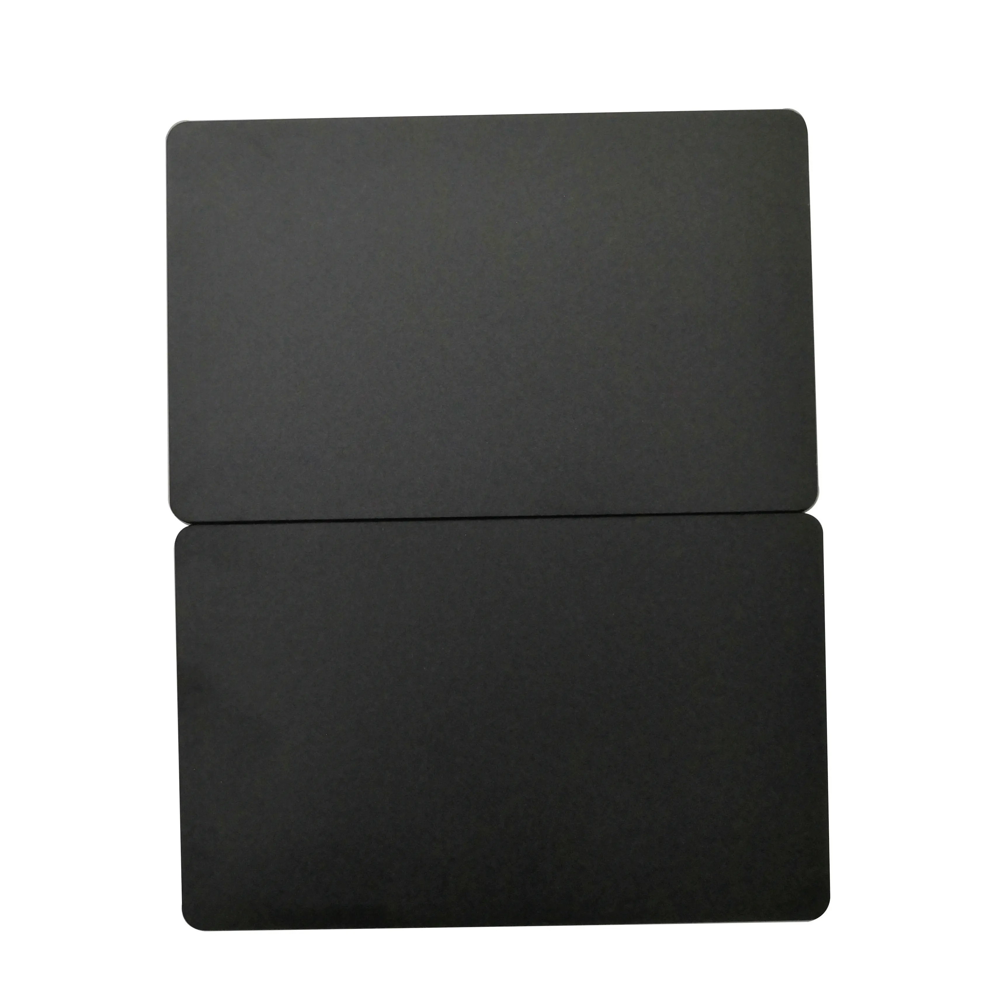 Metal Blank Business Gift Cards Sandblsted Anodized Engraved Aluminium Aluminum Customized Logo Sheet Plated Angel Customer Size