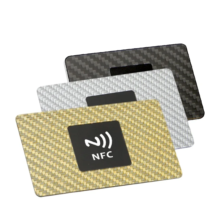 Fast Reading NFC Carbon Fiber Card Custom NFC Card NTAG213 Business Card