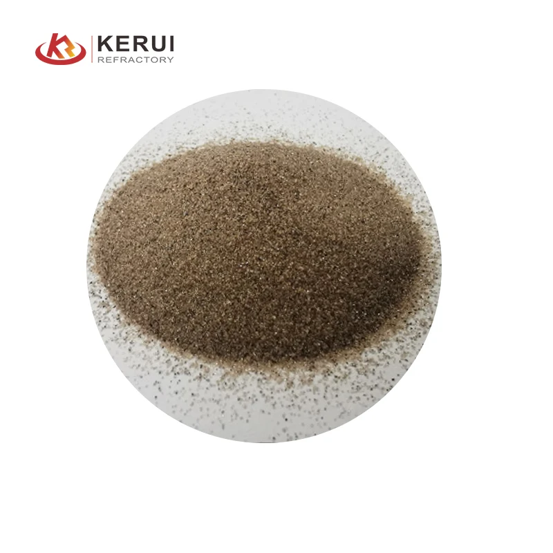 Kerui Factory Price White Zirconium Particles Ceramic Sand Zirconia Fused