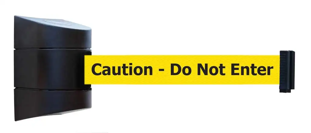 Hot Sale Item 12 Meters Crowd Control Queuing Barriers Length Wall Mount Belt