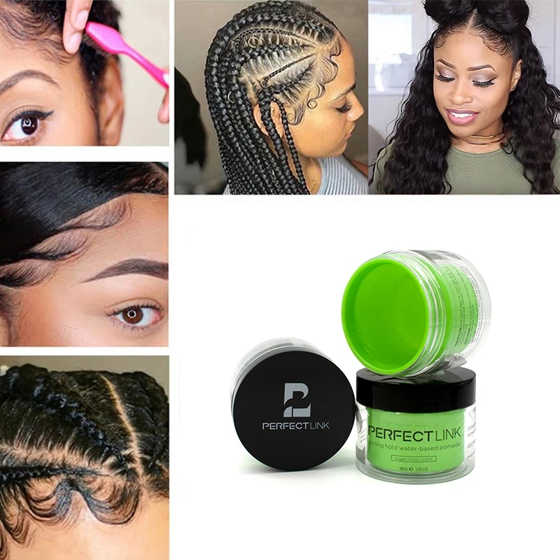 Private Label Make Your Own Beautiful Glaze Super African American Hold Gel Edge Control  For 4c Black Hair