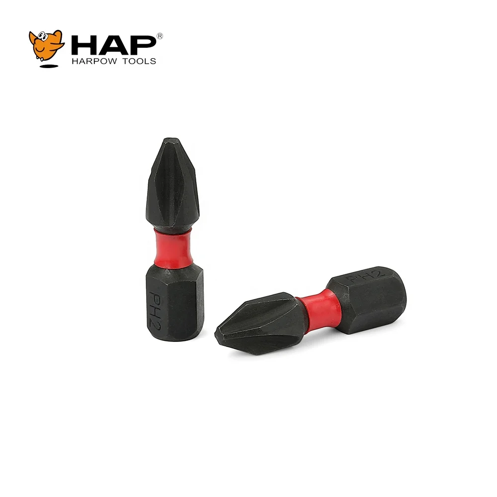 Ready to ship screwdriver phillips bits PH2 25mm impact bits hex bits