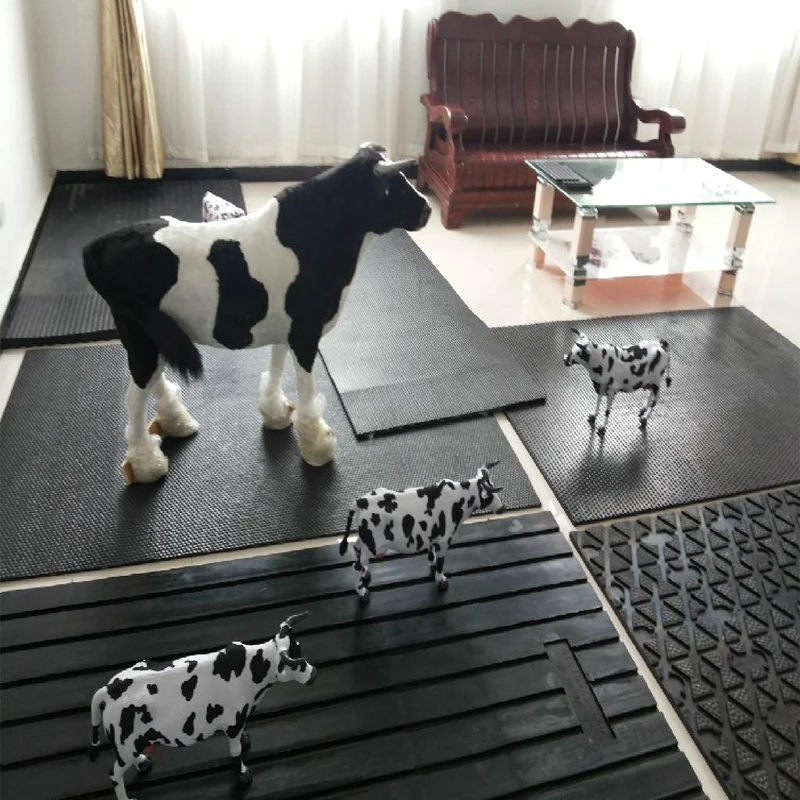 High quality Low price Animal husbandry rubber sheet cow mat and Bull pad