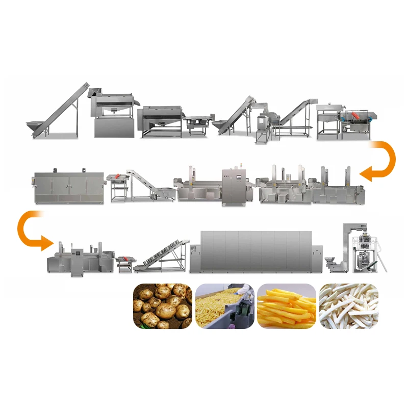 Hot-selling high-quality customized small automatic french fries machine