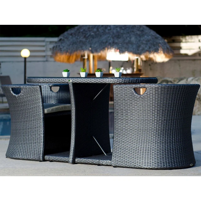 Save place wicker outdoor furniture patio wicker rattan chair set garden chair set