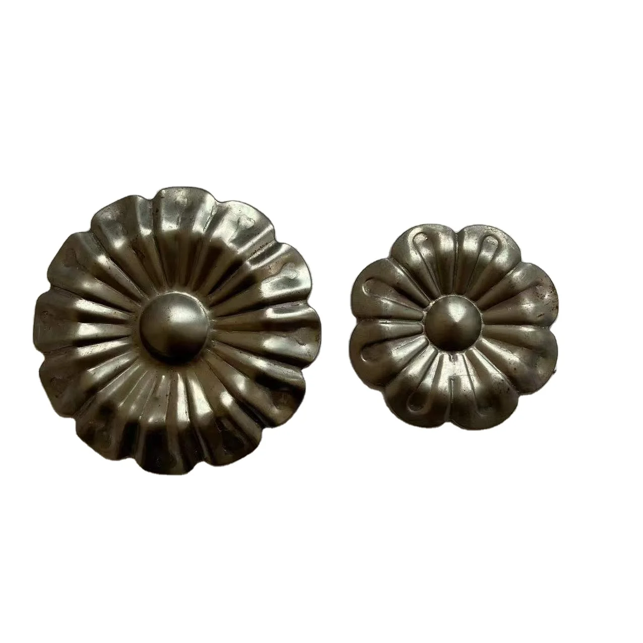 Ворота по низкой цене декоративные железные детали из литого кованого железа с цветами и