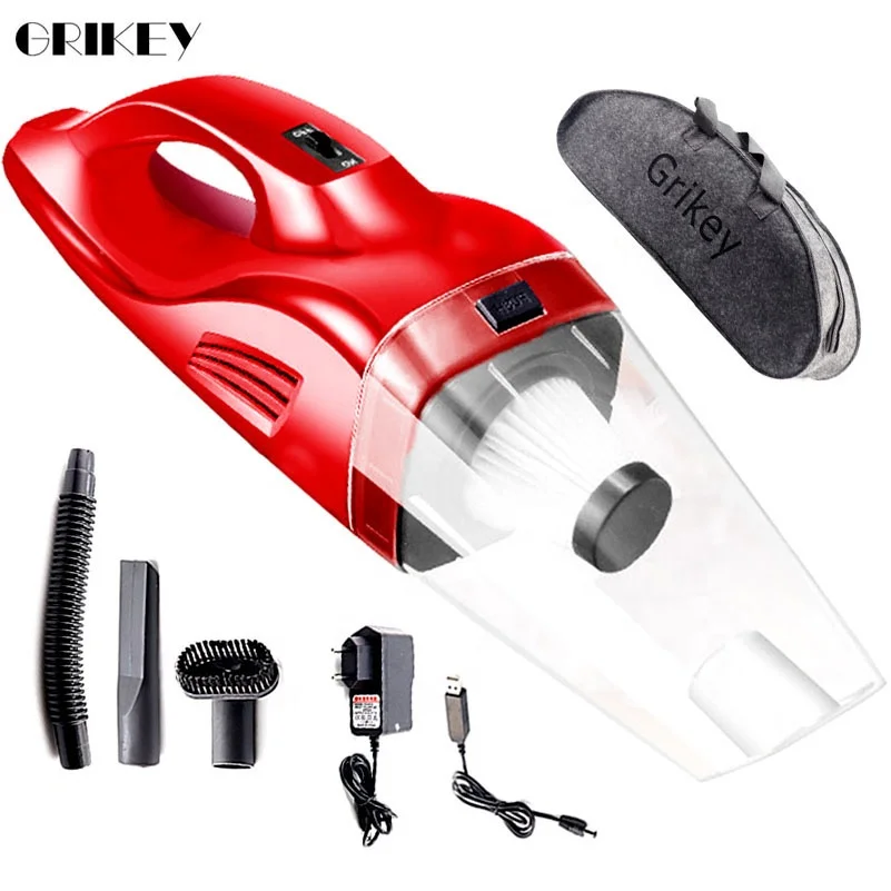 Grikey Vacuum Cleaner Cordless USB Rechargeable Portable 120W Handheld Vacuum Cleaner For Car /Home Dry Wet Mini Vaccum Cleaner