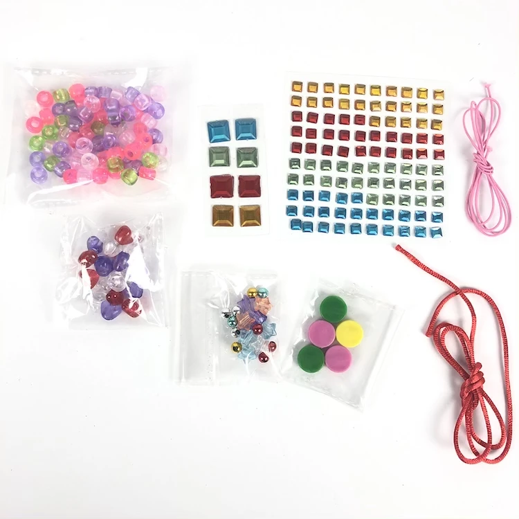 New Fashion Comfortable Carry Case Jewellery Set Decorative Craft Stickers Diy