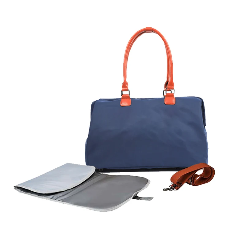 Factory Price Tote Diaper Bag Tote with Changing Pad Mommy Bag for Hospital Large Travel Tote Bag for Boys Girls
