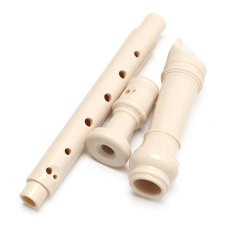 Colored Flute Music Instrument 3pcs ABS Flute Musical Instrument Professional Cheerleading Music Lessons Playing Recorder Flute