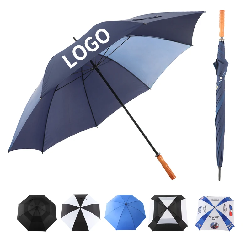 Double Canopy Vented Sunproof Waterproof Umbrella Mechanisms G4Free Ultimate Golf Umbrella