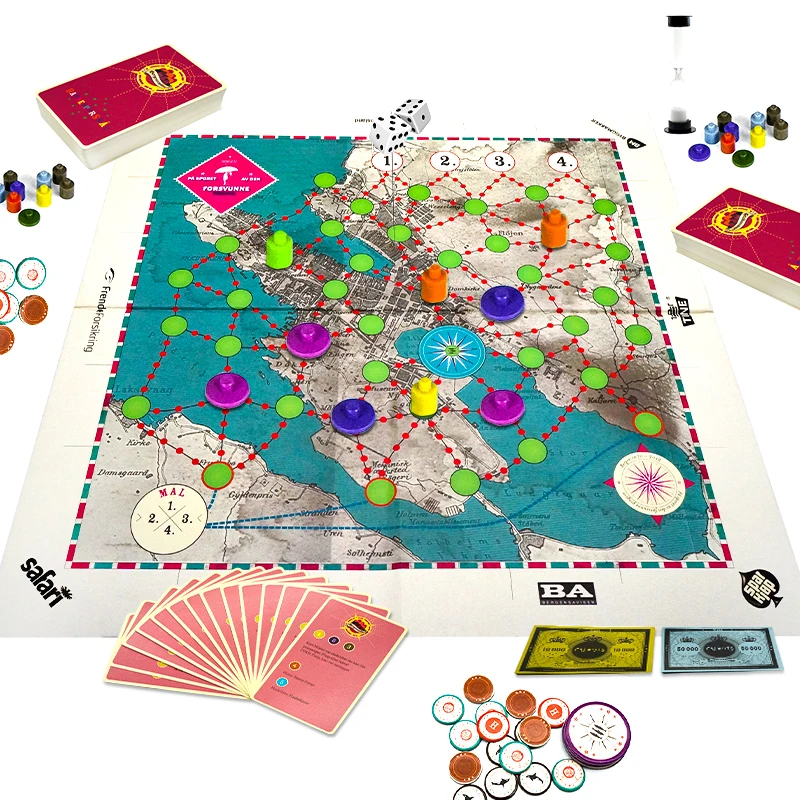 Wholesale OEM Factory Maker High Quality Custom Printing Multi Adults Kids Chess Board Game Set For Family