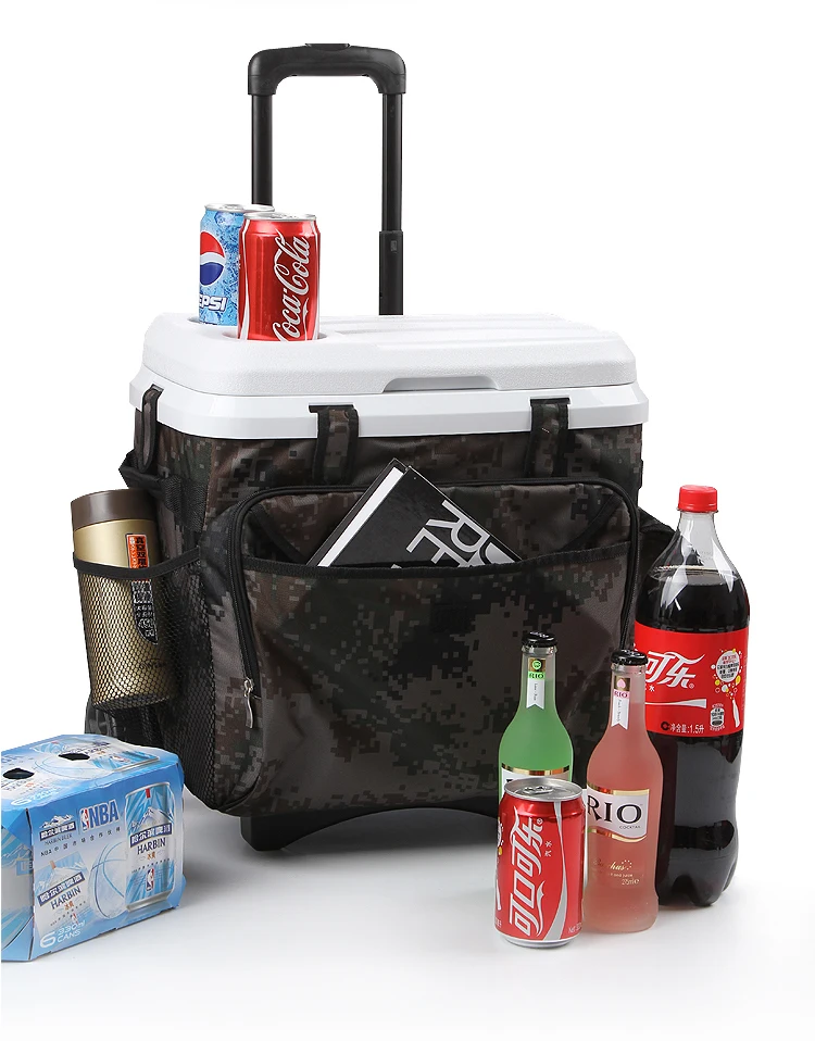 
GiNT 18L Military Camouflage Style Ice Chest Cooler Outdoor Camping Insulated Cooler Bag with Wheels 