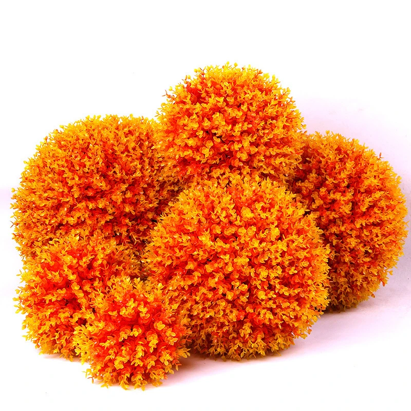 Artificial Plant Topiary Ball Green Grass Decorative Balls Round Plastic Plant Ball Decoration for Wedding