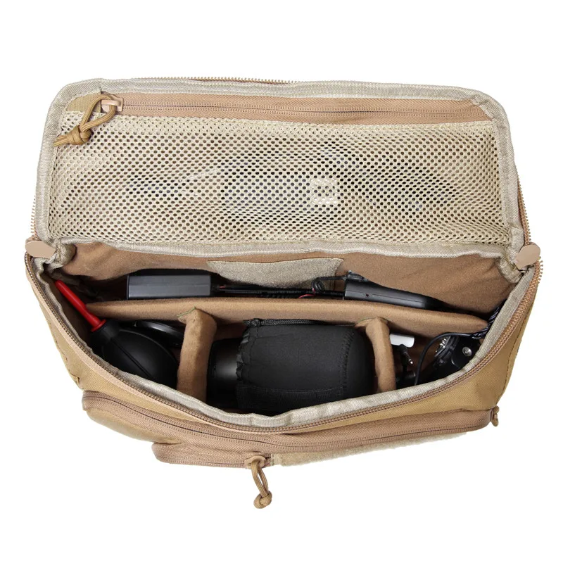 3 PCS Thick Padded DSLR Camera Insert Removable Photography Shockproof Dividers Insert Partition