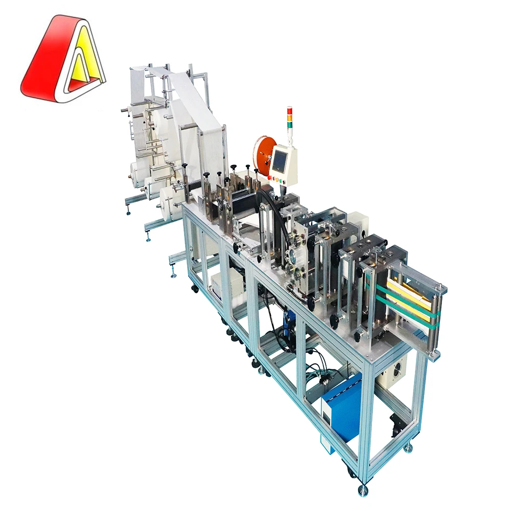 
Low Price Full Automatic Facemask Machine N95 Kn95 Mask Machine 3D Mask Machine 2020 on Sale CE PLC Huaxin Non-woven Fabrics 