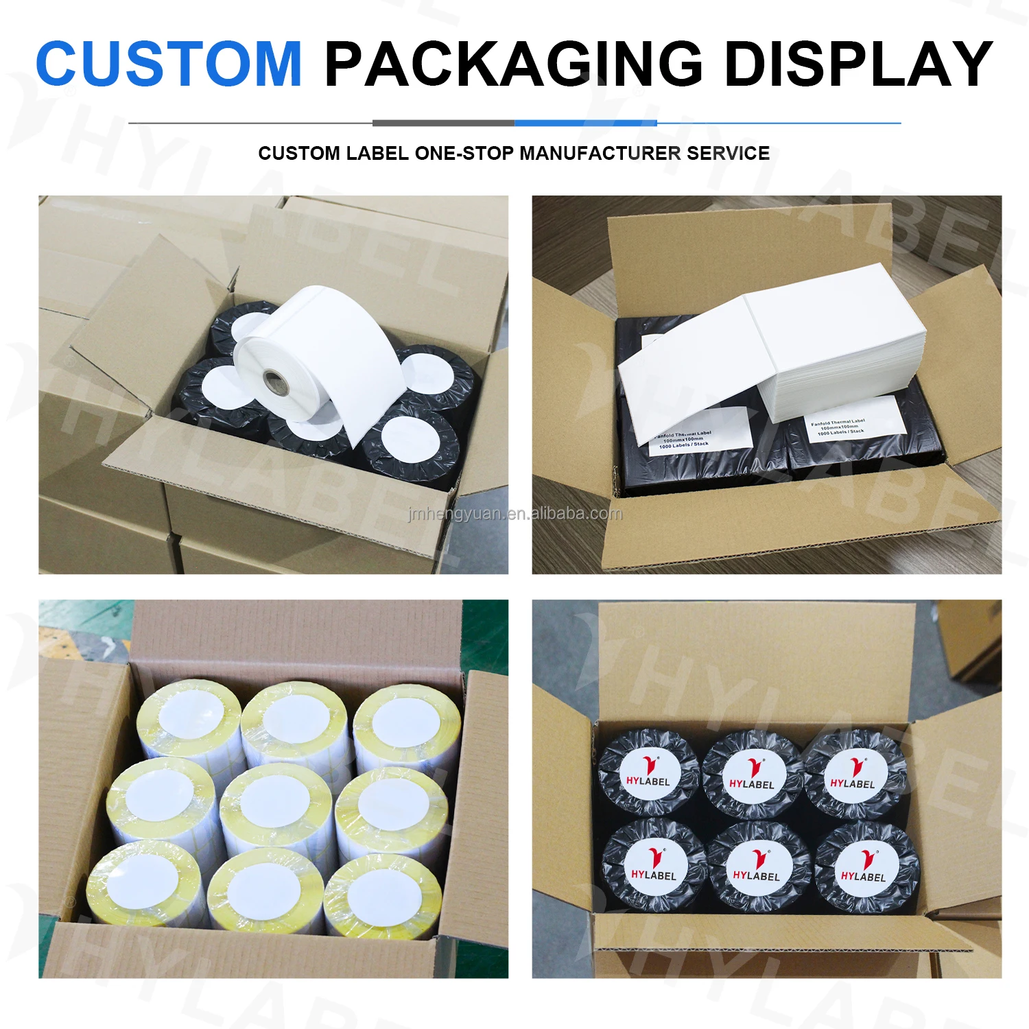 50mmx30mm Label 1.97x1.18 inch Direct Thermal Paper Label Waterproof Barcode Sticker 50x30 Label Custom Thermal Sticker