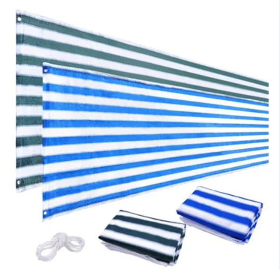 100% Virgin material HDPE balcony privacy screen cover fence/Top quality HDPE mesh balcony protection safety net made in Chi