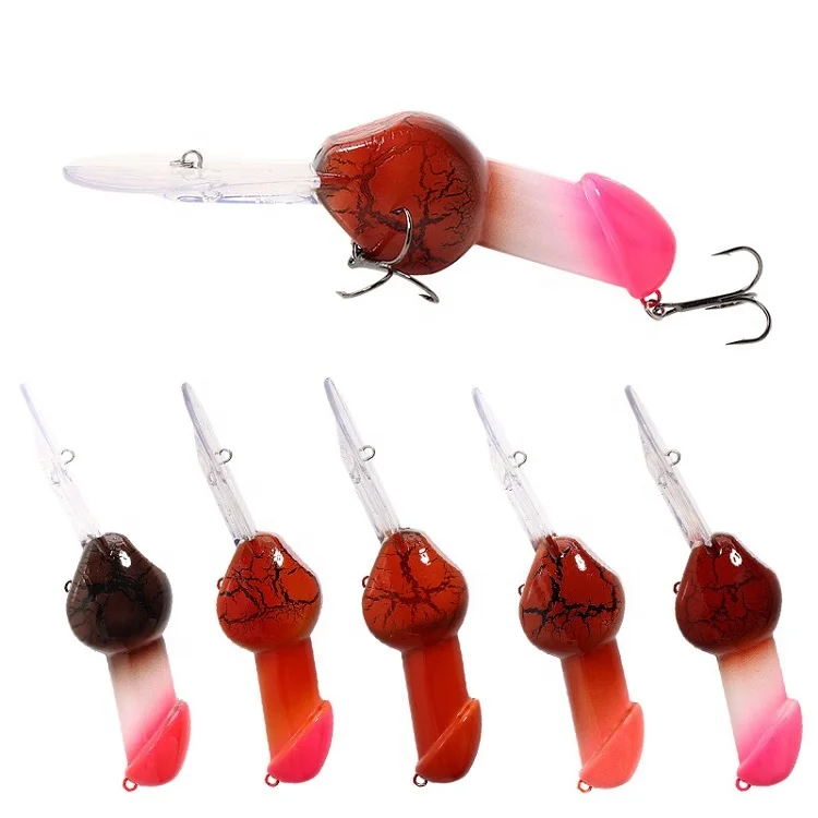 New Design JJ Fishing Bait 139mm 27g Artificial Penis Lure Deep Diving Crankbait Fishing Lure
