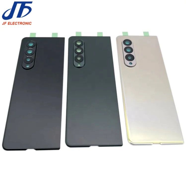 Стеклянная дверь Задняя Крышка аккумуляторной батареи для Samsung Galaxy Z Fold3