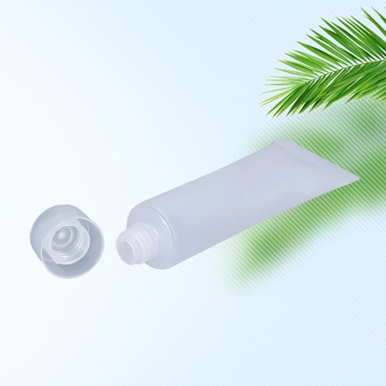 Empty 5g 10g 15g frosted gloss clear face wash squeeze tubes packaging for cosmetics hand lotion tubes